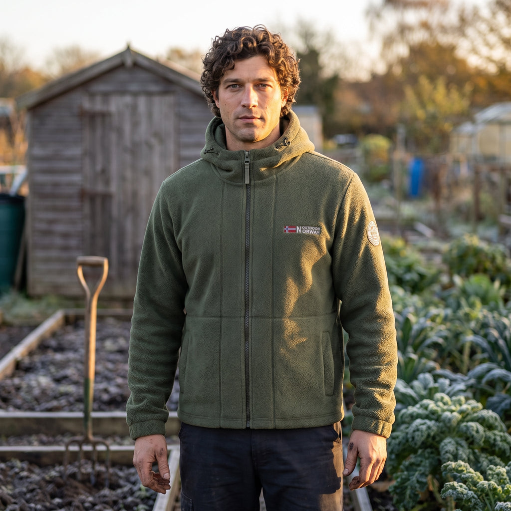 Herren Winddichte Fleecejacke – atmungsaktive Outdoor-Schicht