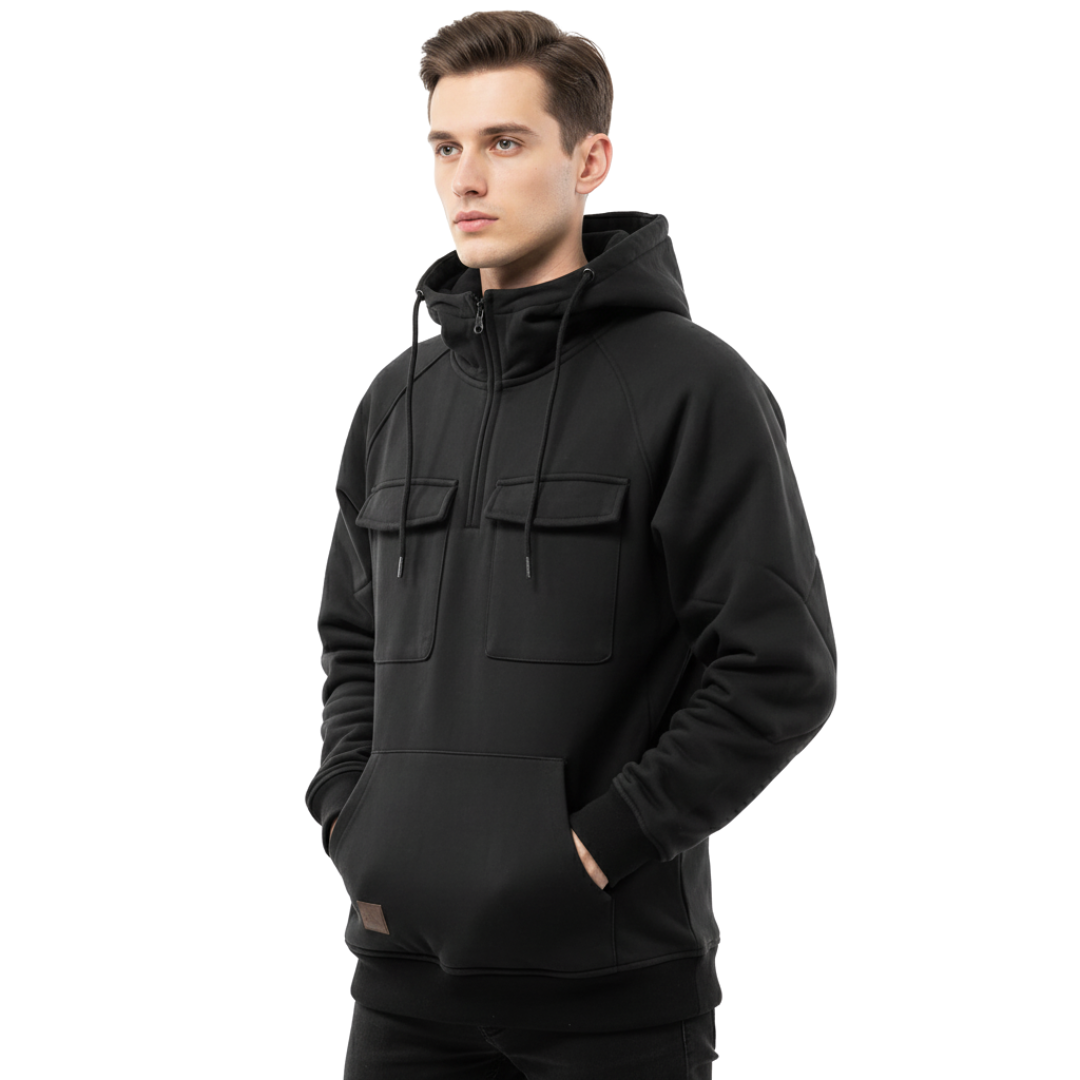 TerraForge Hoodie im Utility-Stil