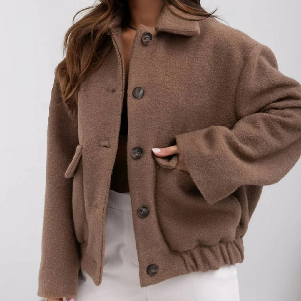 Damen Wintermantel mit Reverskragen & Relaxed Fit – Nordspur CozyLuxe Coat