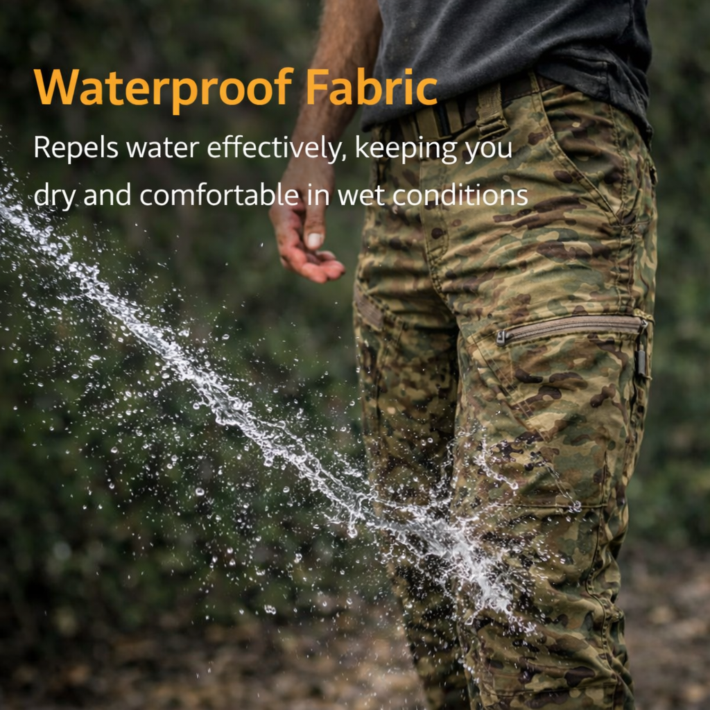 Herren Outdoor Tactical-Cargohose wasserdicht