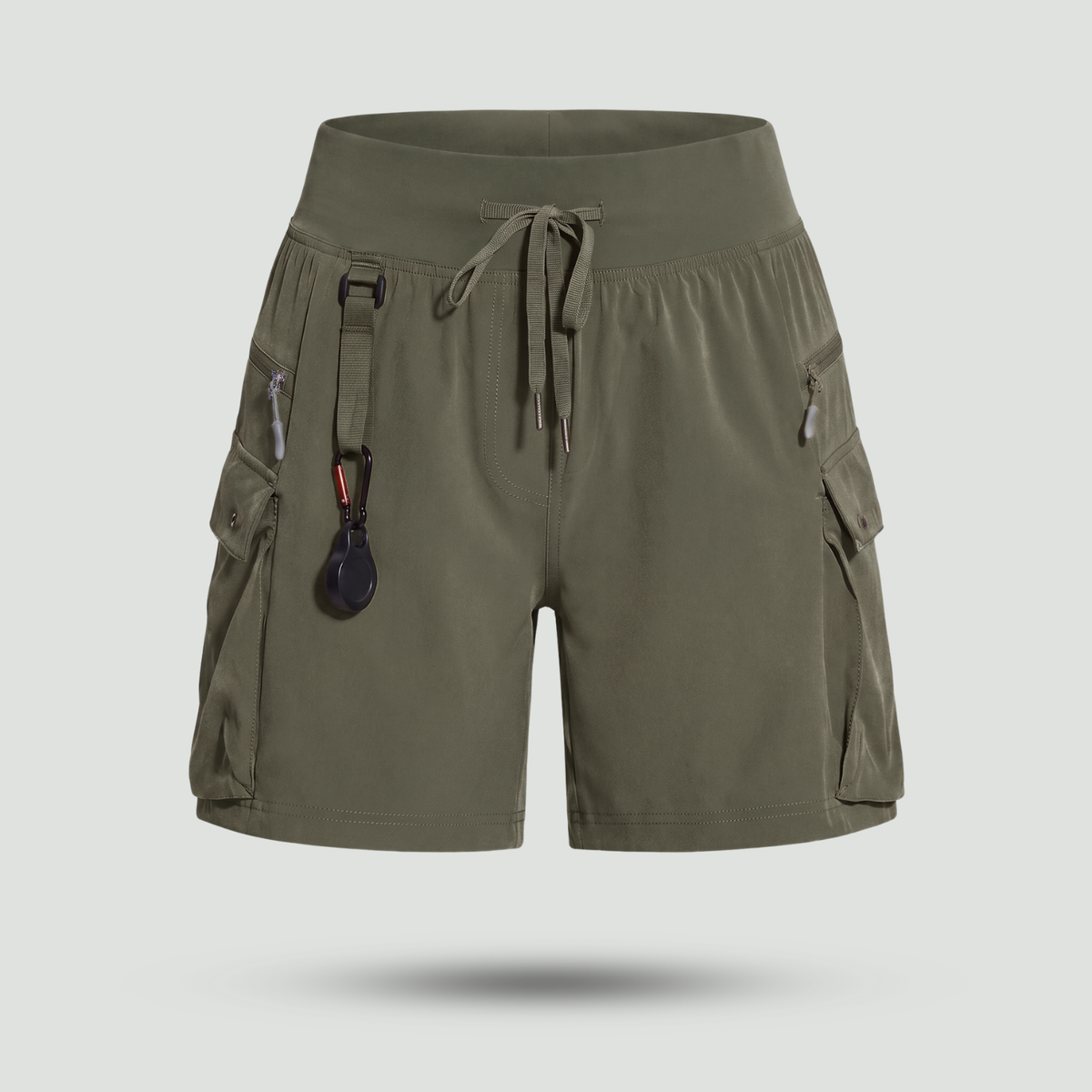 Damen Laufshorts mit Reißverschlusstasche – leicht, schnelltrocknend