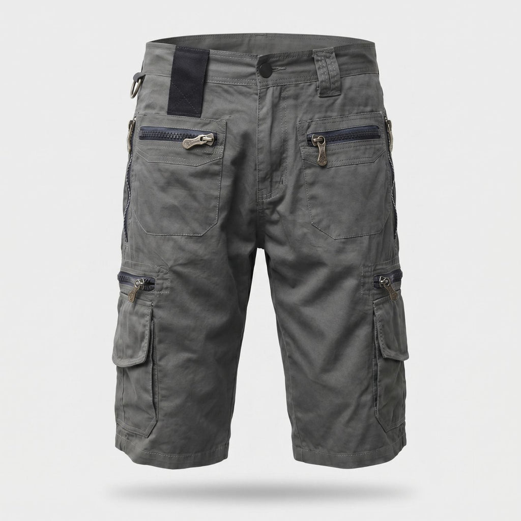 Herren Outdoor-Cargoshorts 10 Taschen – Baumwolle, zum Wandern und Angeln