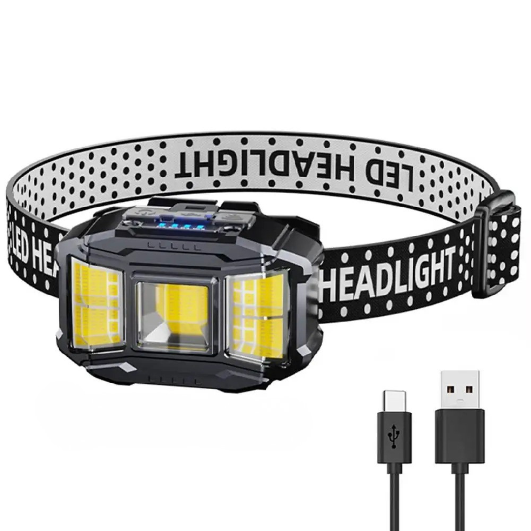 clinbands | NightVanta Aufladbare COB-LED-Stirnlampe