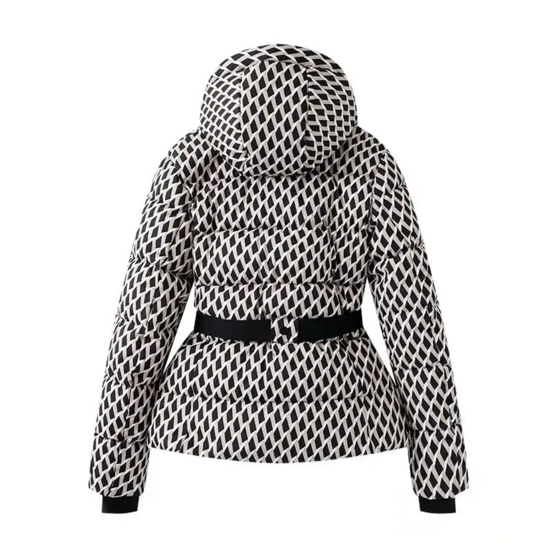 Damen Winterjacke mit Kapuze & Gürtel, winddicht & warm – Nordspur ArcticBelt Coat