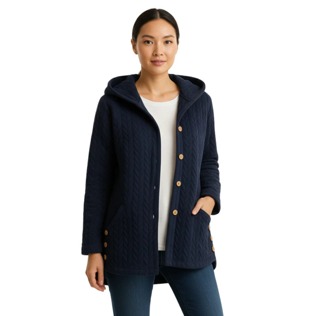 Arlo Strickjacke mit Kapuze
