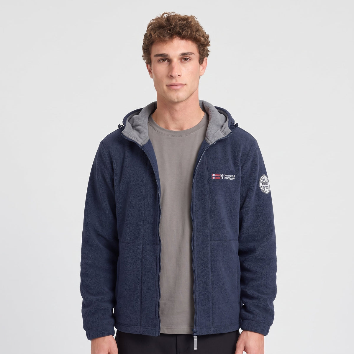 Herren Winddichte Fleecejacke – atmungsaktive Outdoor-Schicht