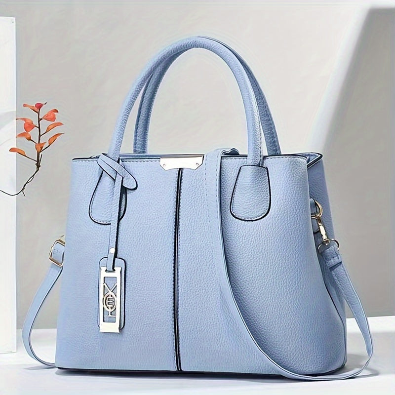 Clinbands – Schicke All Season Geräumige PU Handtasche für Frauen
