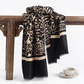Clinbands | Eleganter Schal mit Leopardenmuster