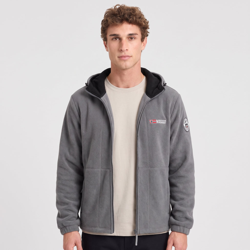 Herren Winddichte Fleecejacke – atmungsaktive Outdoor-Schicht