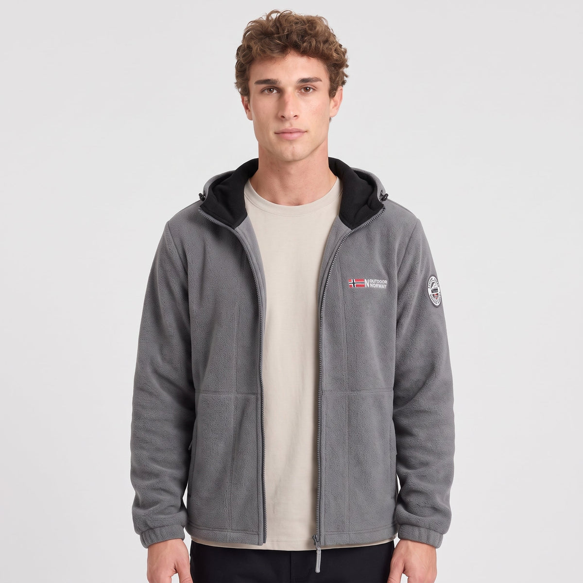 Herren Winddichte Fleecejacke – atmungsaktive Outdoor-Schicht