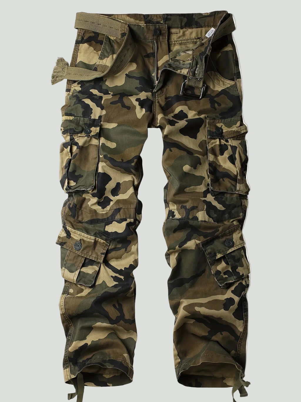 Herren Camouflage-Cargohose – Multitaschen-Utility-Design