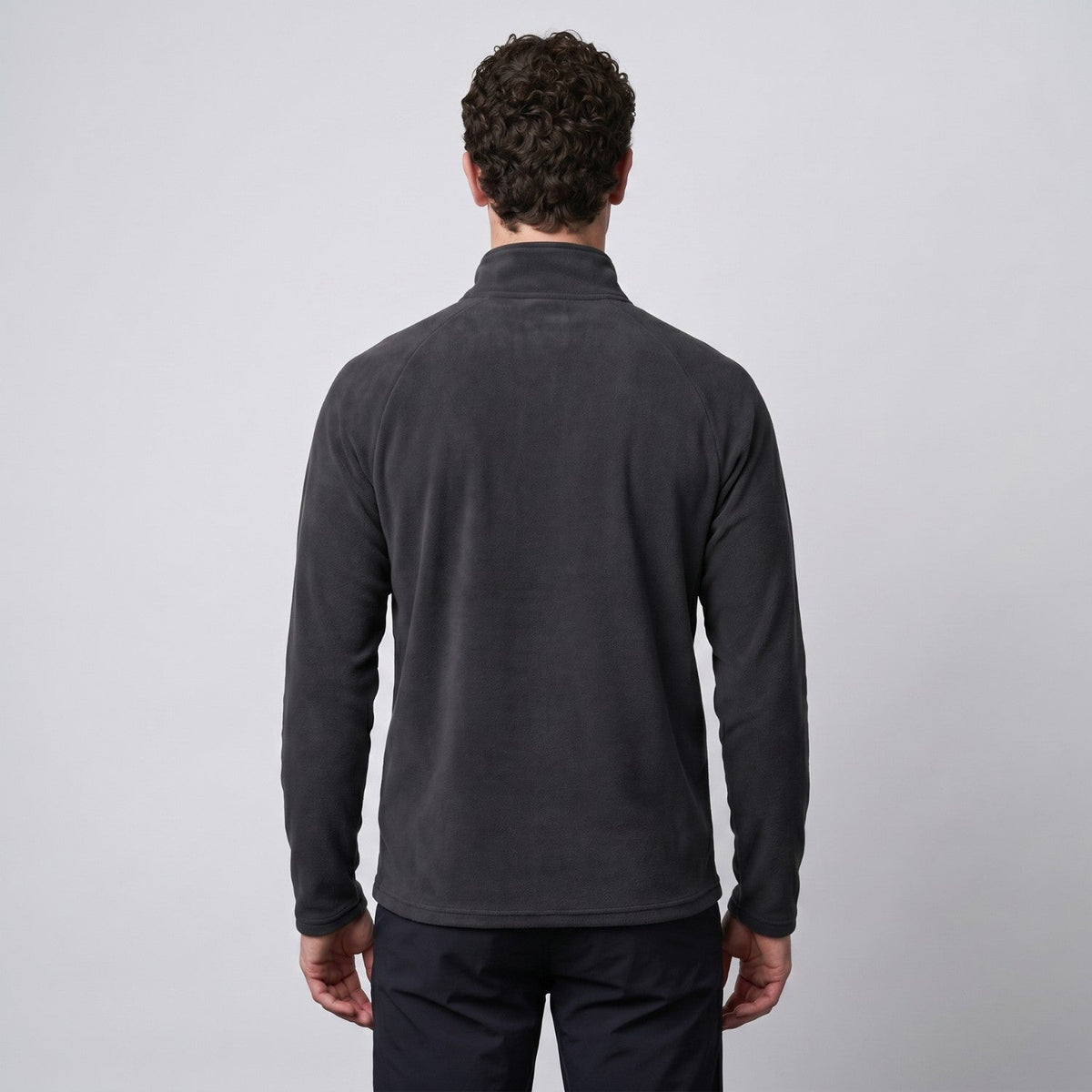 Herren Quarter-Zip Thermo-Fleece – atmungsaktiver Midlayer