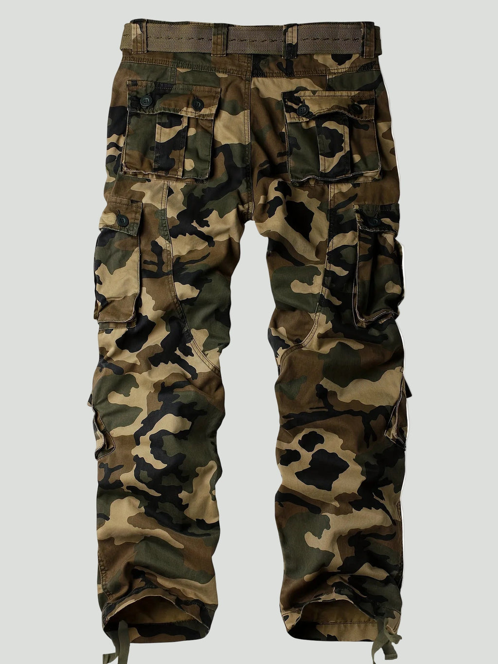 Herren Camouflage-Cargohose – Multitaschen-Utility-Design