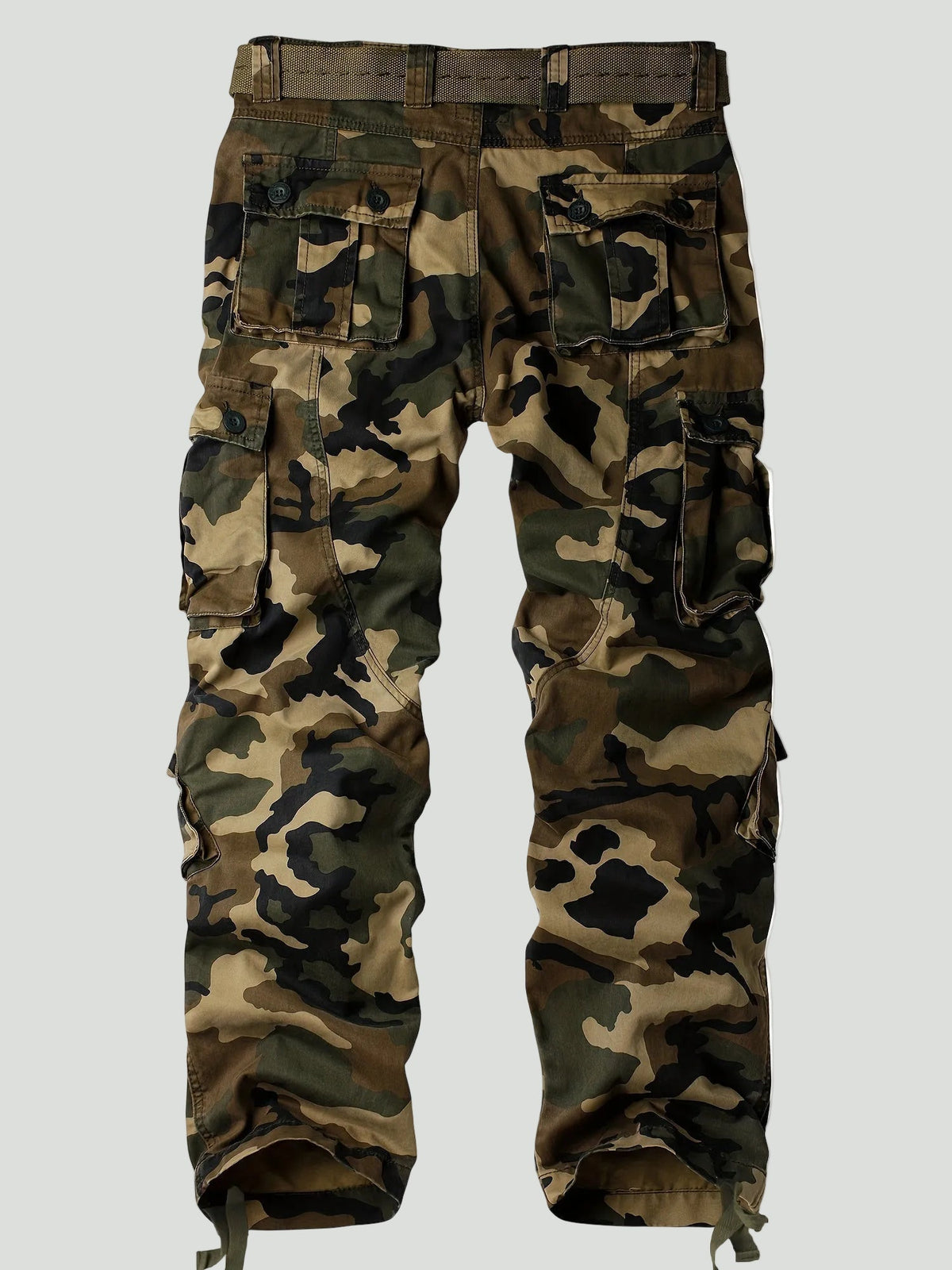 Herren Camouflage-Cargohose – Multitaschen-Utility-Design