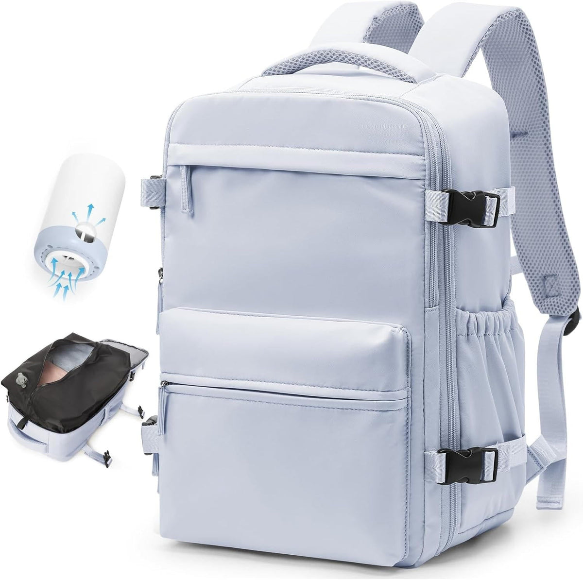 15,6-Zoll-Reiserucksack mit Vakuumkompression