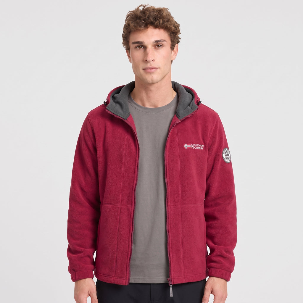 Herren Winddichte Fleecejacke – atmungsaktive Outdoor-Schicht