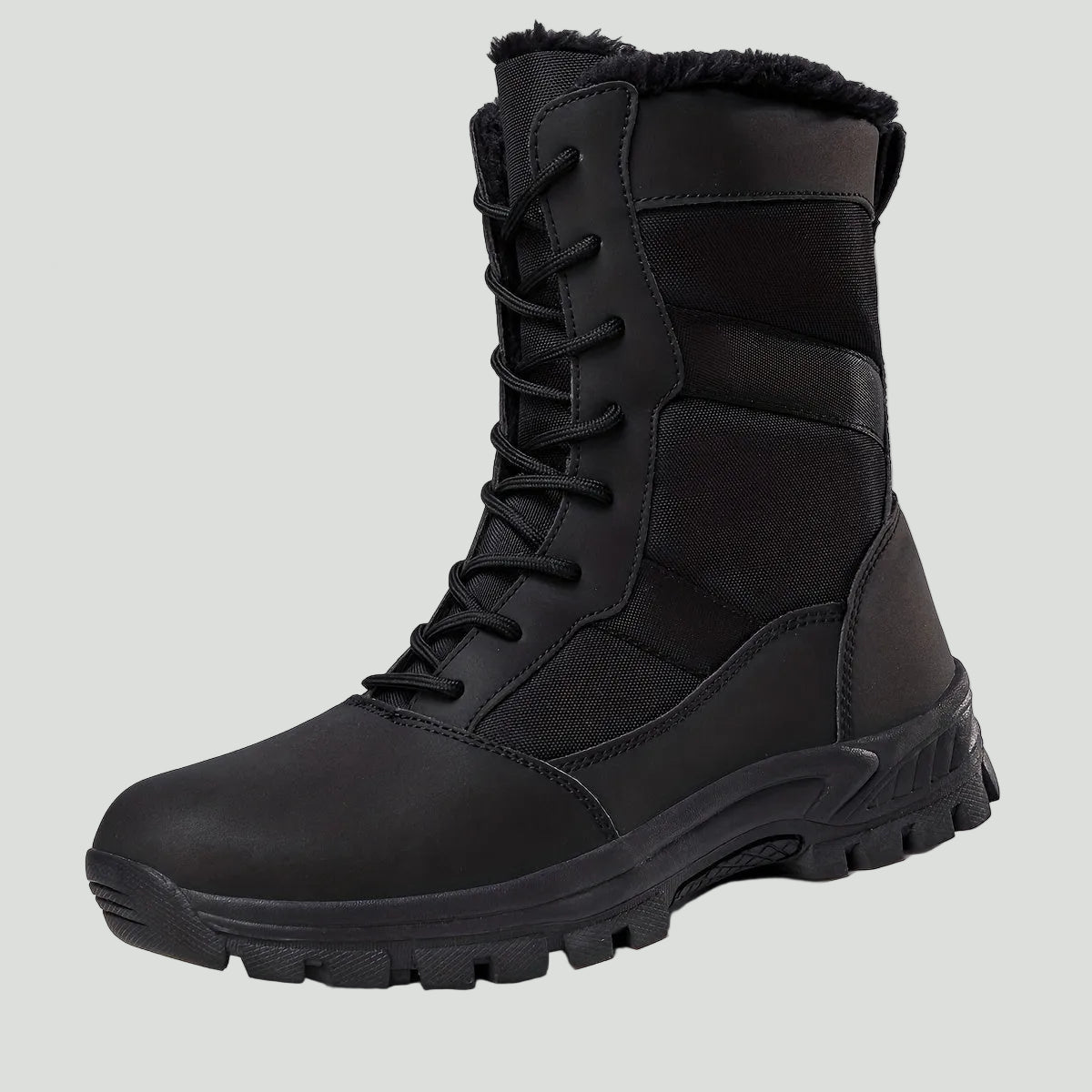 Camouflage High-Top-Wanderstiefel – atmungsaktiv, Schnürung