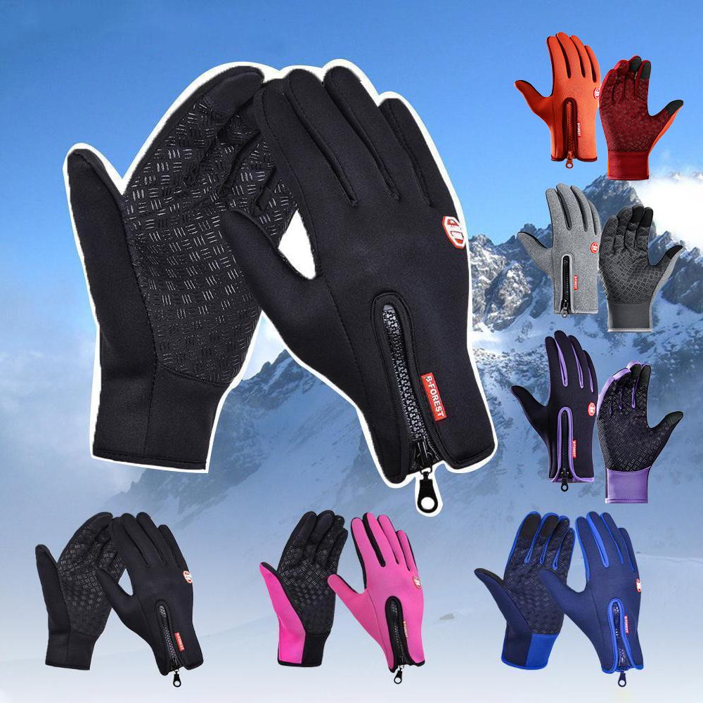 Clinbands - Winddichte Touchscreens Thermohandschuhe, (2er-Pack)