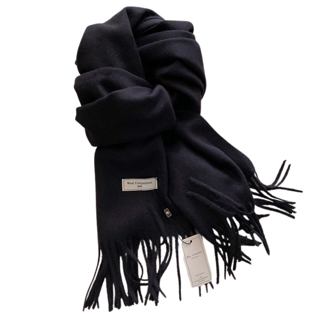 Wintermantel Schal Damen – WollSoft Élan