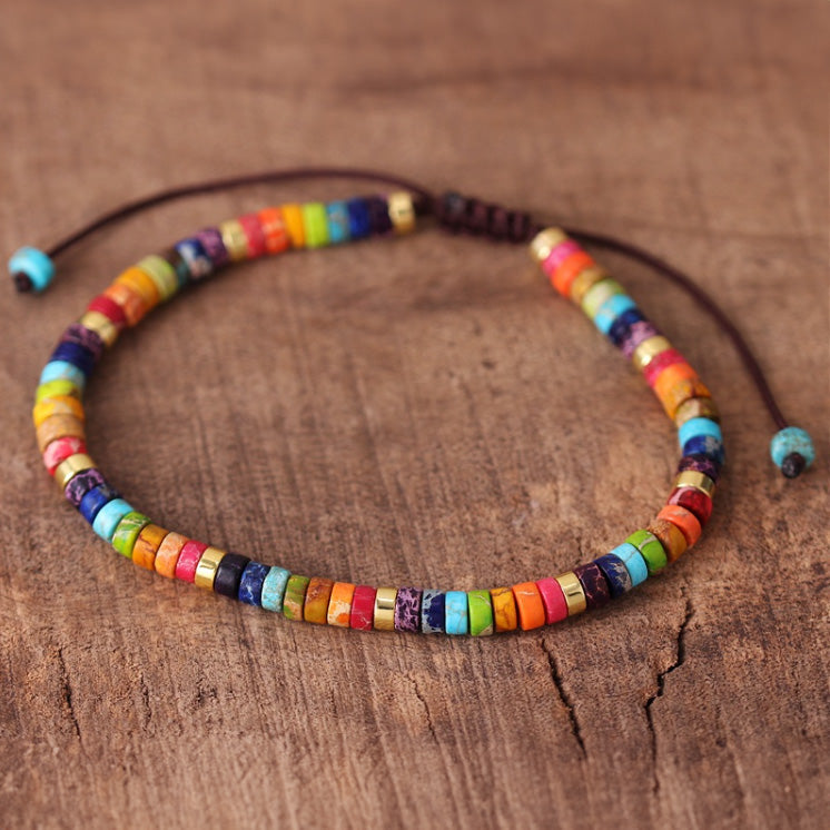Jaspis Chakren Starterset - Armband & Halskette