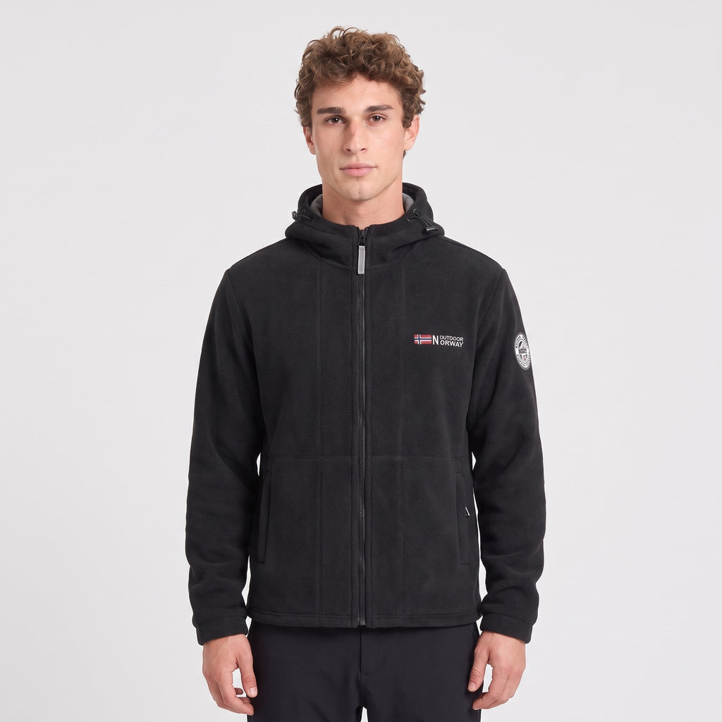 Herren Winddichte Fleecejacke – atmungsaktive Outdoor-Schicht