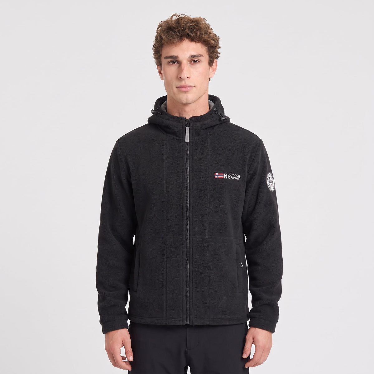 Herren Winddichte Fleecejacke – atmungsaktive Outdoor-Schicht