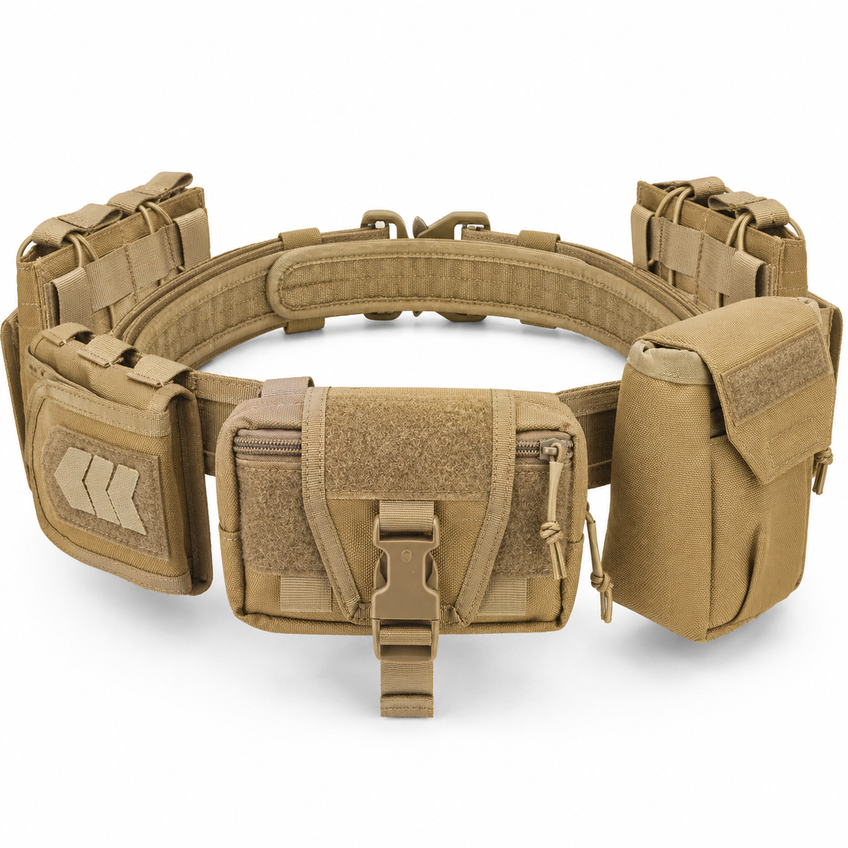 8-in-1 Camouflage Tactical-Hüfttasche – MOLLE-Combat-Gürtel mit Taschen