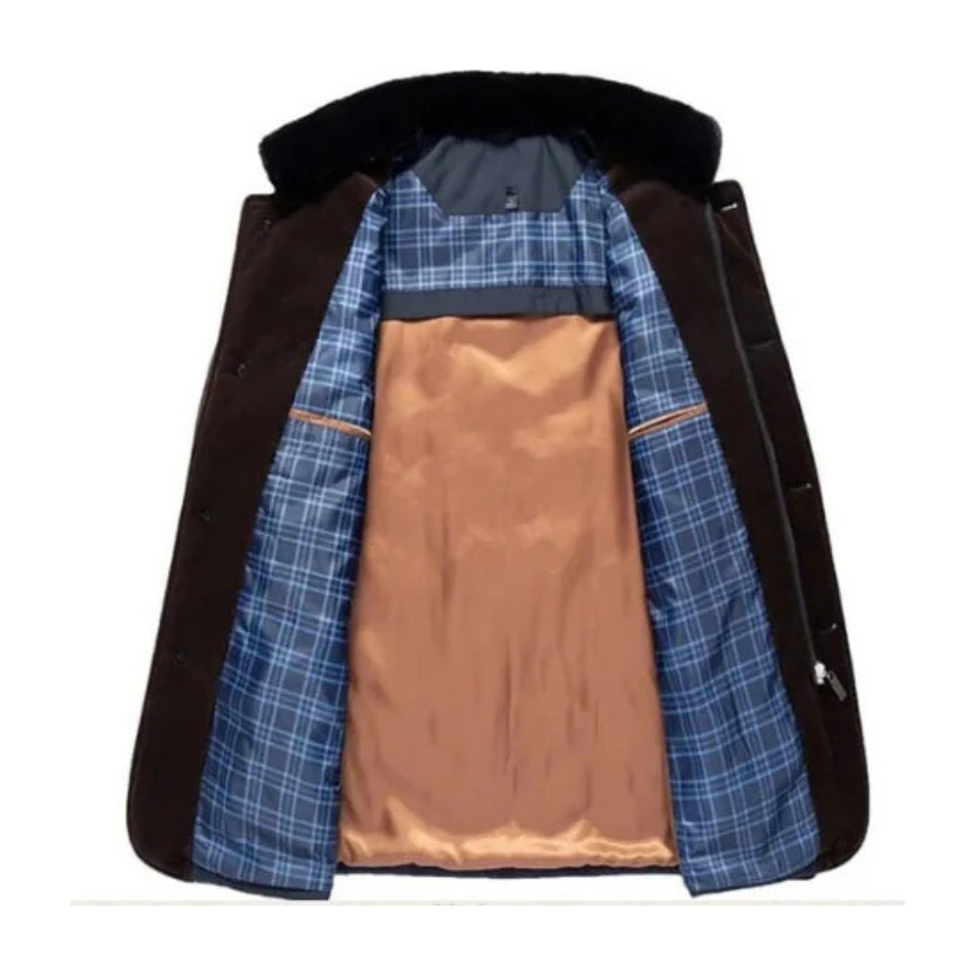 Wintermantel Herren wasserdicht & gefüttert – Nordberg Quilted Coat