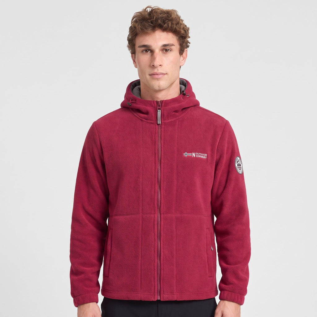 Herren Winddichte Fleecejacke – atmungsaktive Outdoor-Schicht