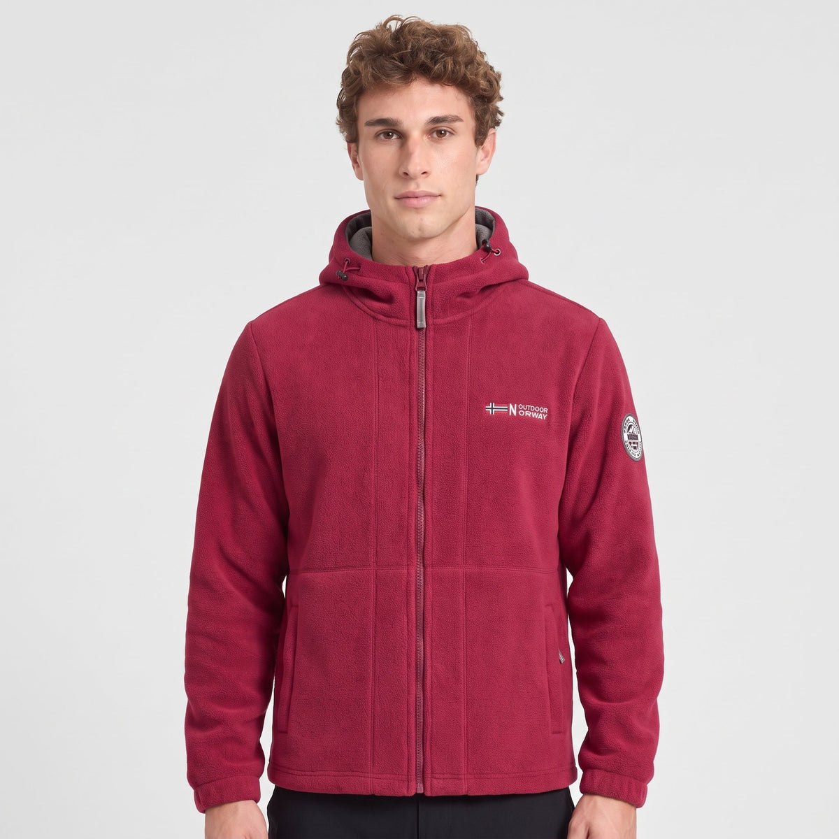 Herren Winddichte Fleecejacke – atmungsaktive Outdoor-Schicht
