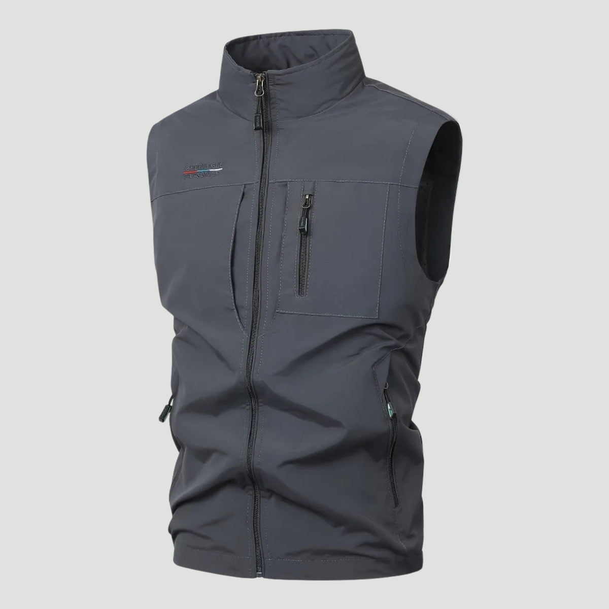 Leichte Multitaschen-Outdoor-Weste – schnelltrocknend, aktiv