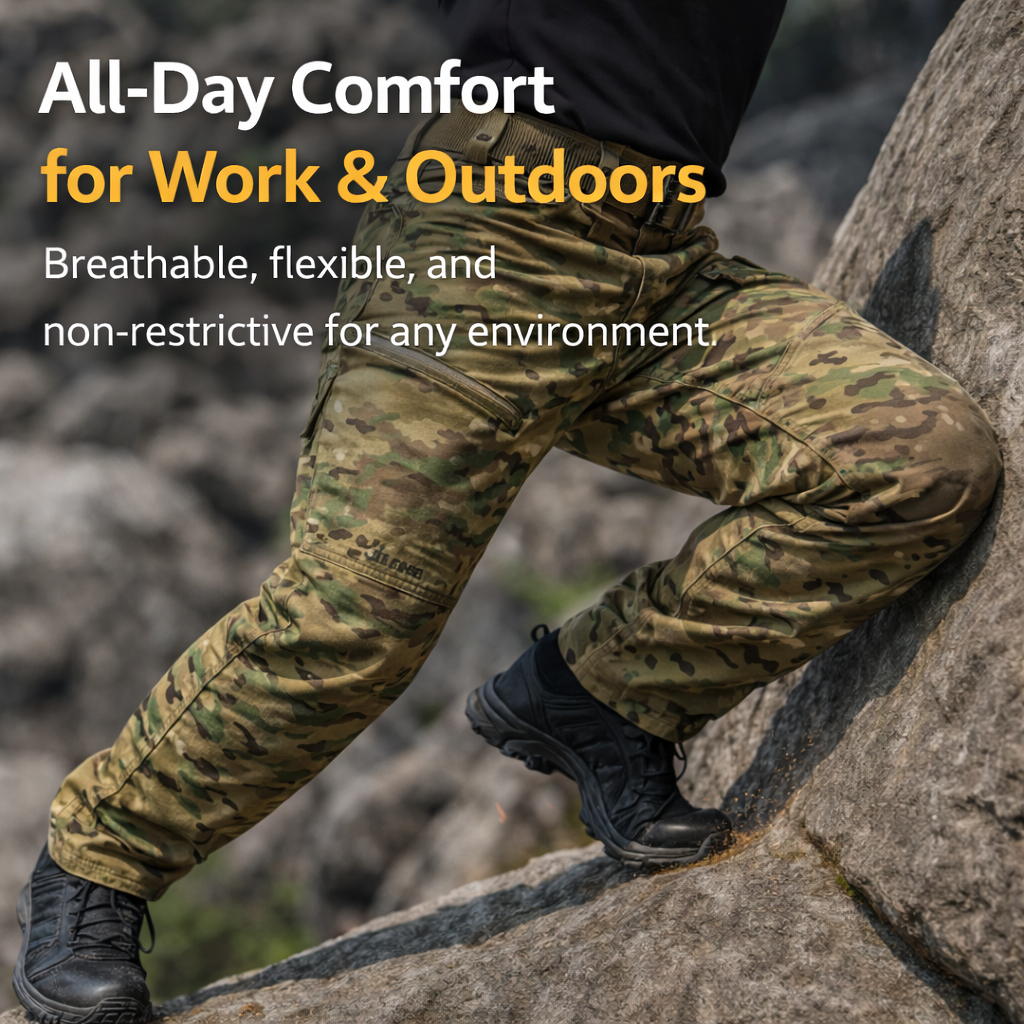 Herren Outdoor Tactical-Cargohose wasserdicht