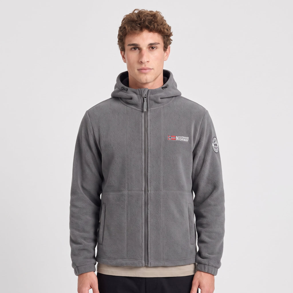 Herren Winddichte Fleecejacke – atmungsaktive Outdoor-Schicht