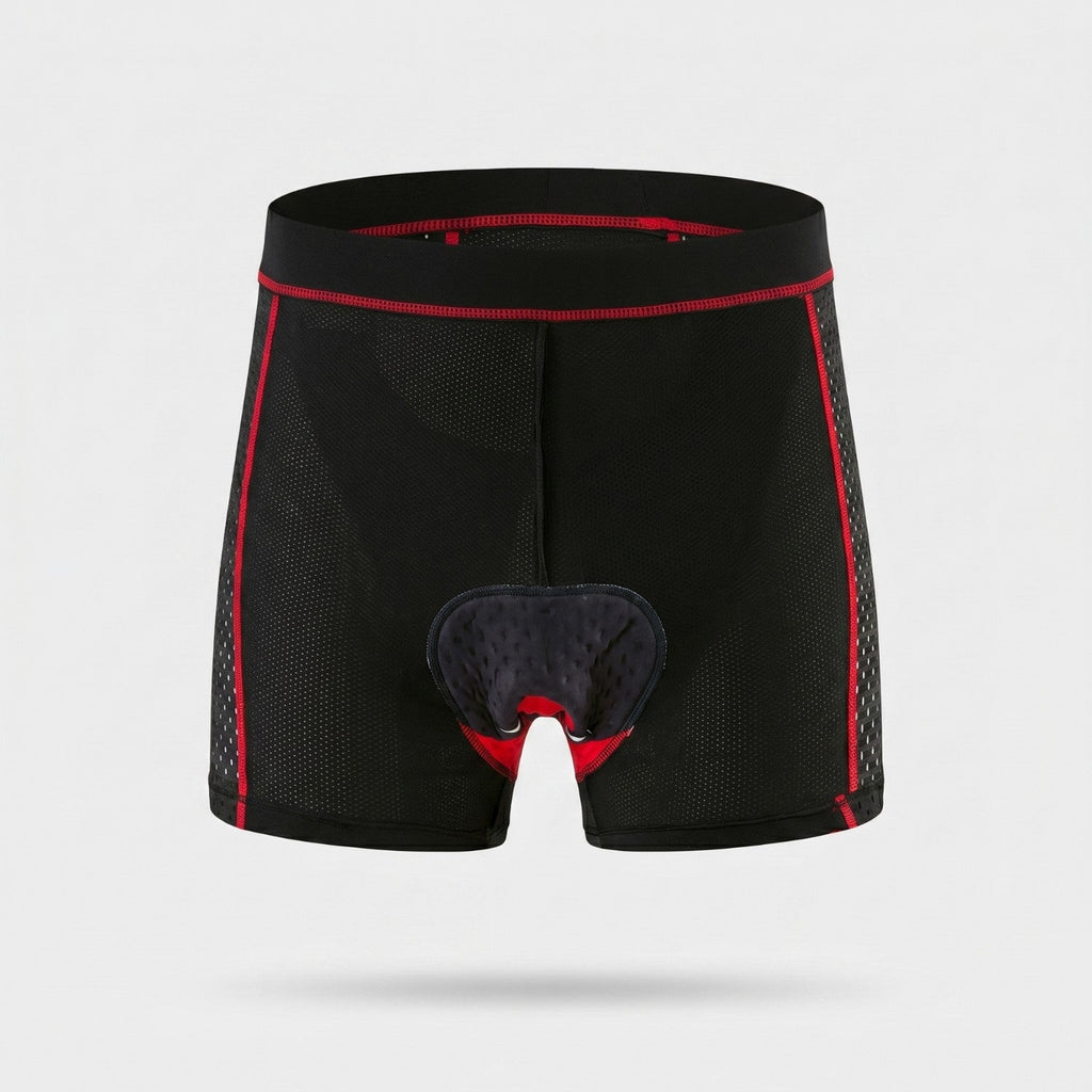 Herren gepolsterte Rad-Unterhose – 5D-Gelpolster, atmungsaktiv