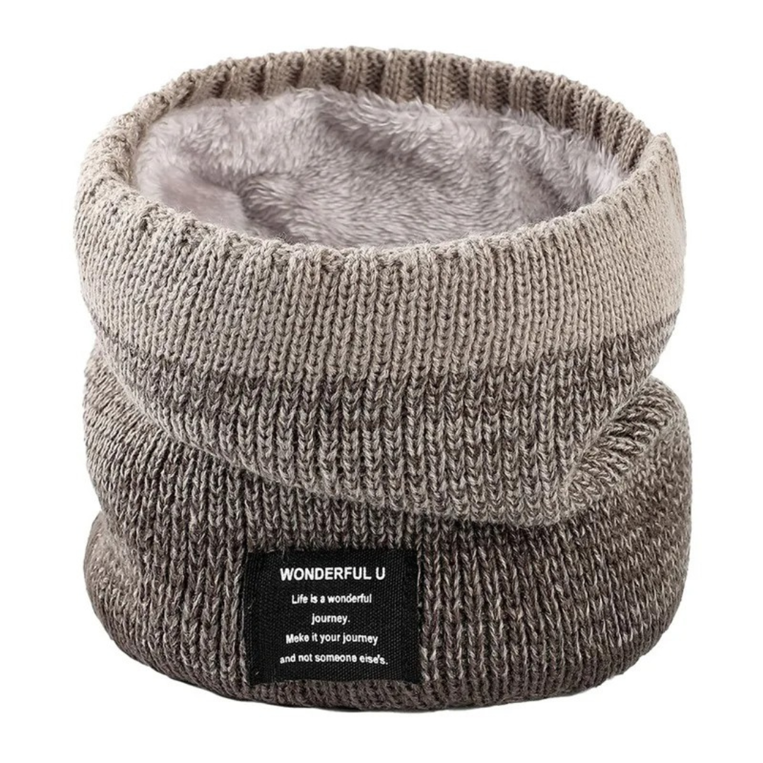 Halswärmer Strick mit Fleece-Innenfutter – WinterKnit