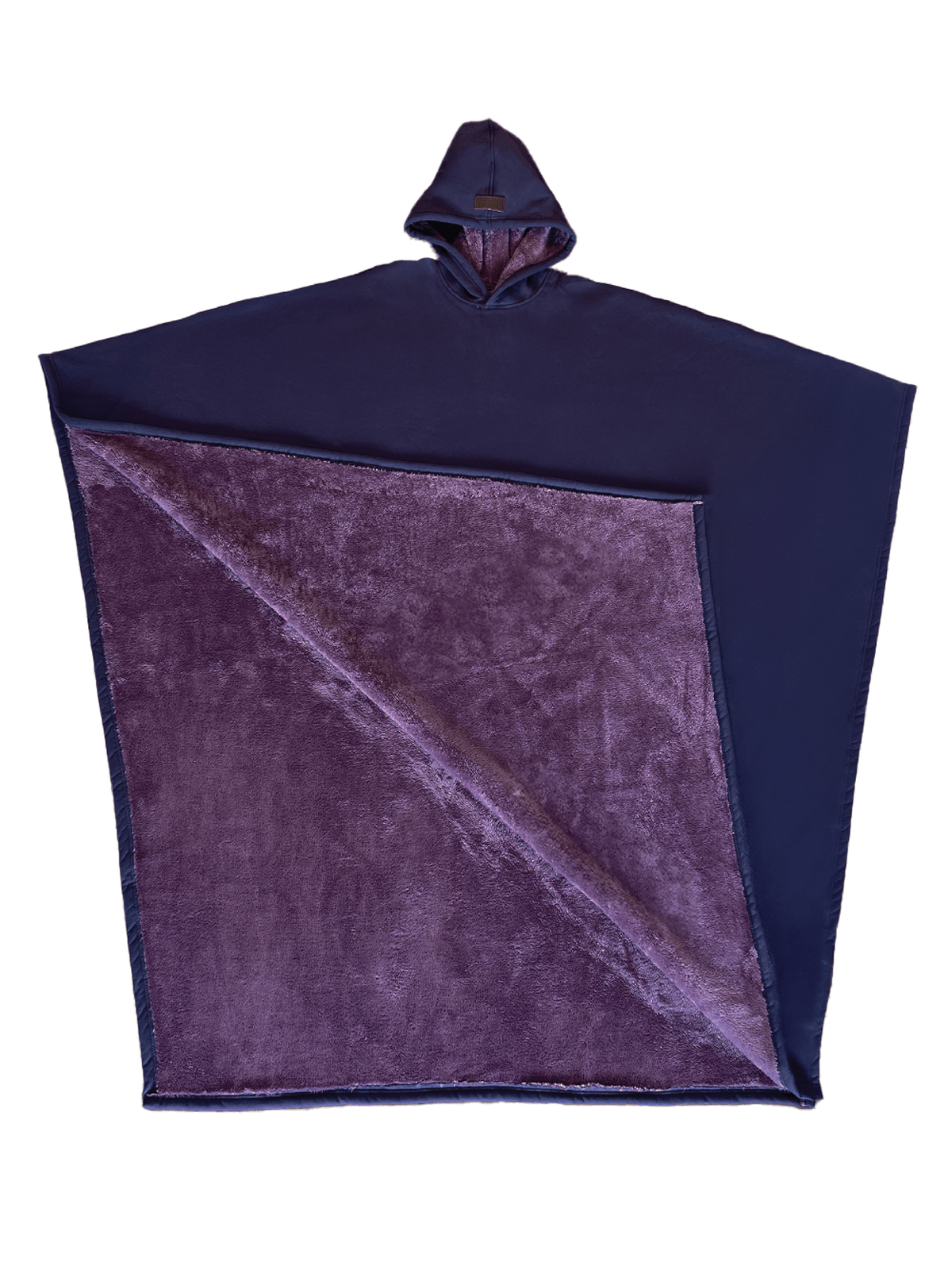 Gewichteter Cape-Hoodie