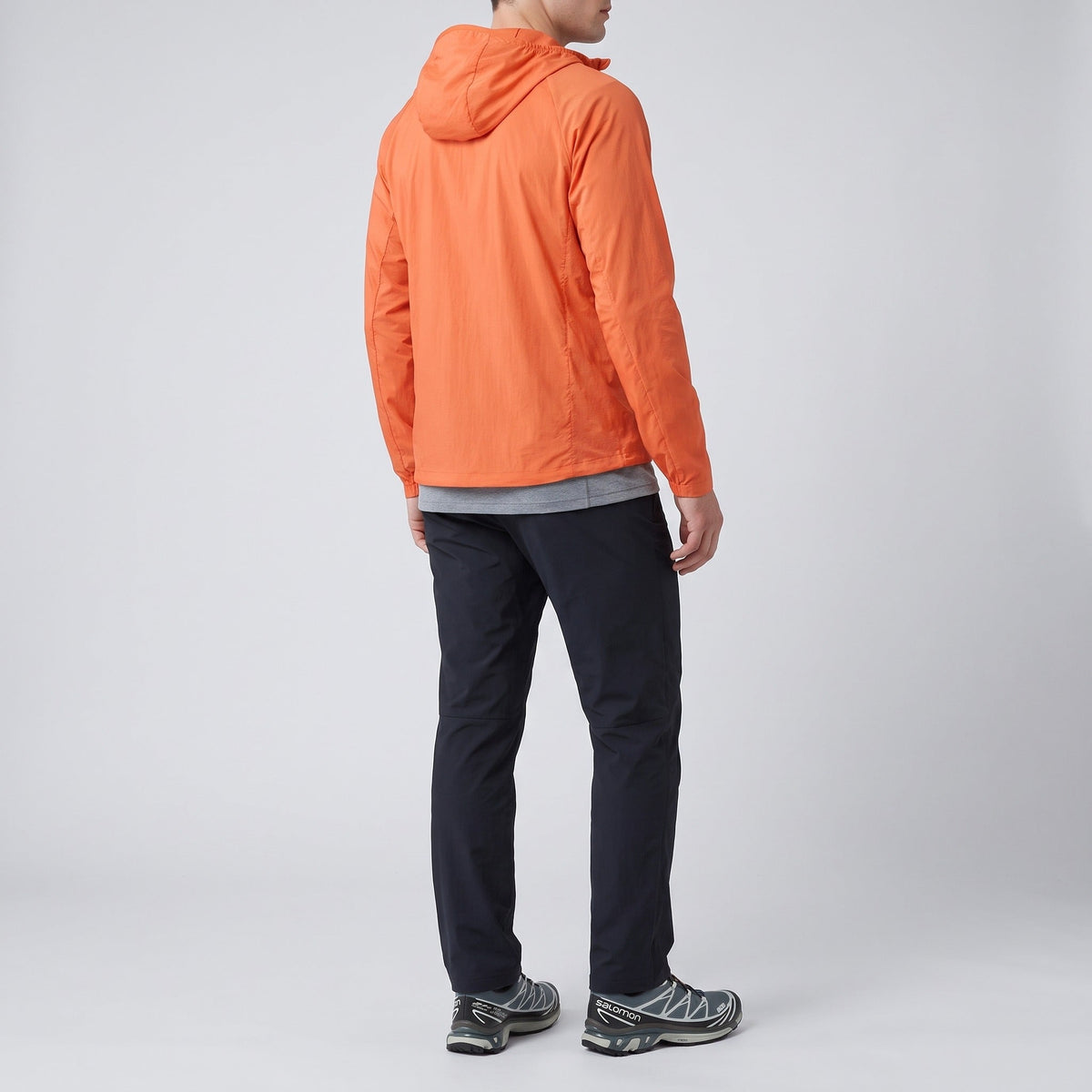 Herren Windbreaker leicht – packbare Jacke mit Kapuze, UPF 50+