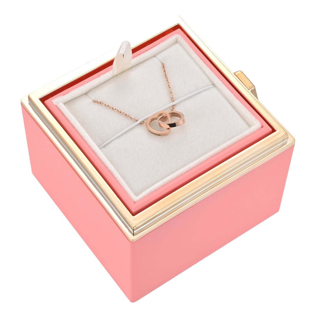 Clinbands| Rosenbox mit Halskette perfekt für den Valentinstag