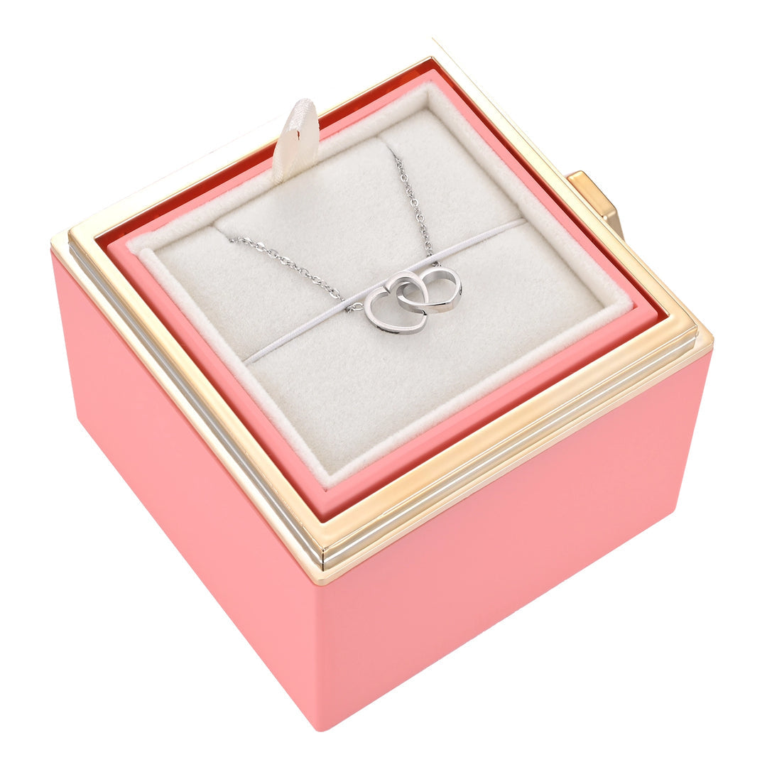 Clinbands| Rosenbox mit Halskette perfekt für den Valentinstag