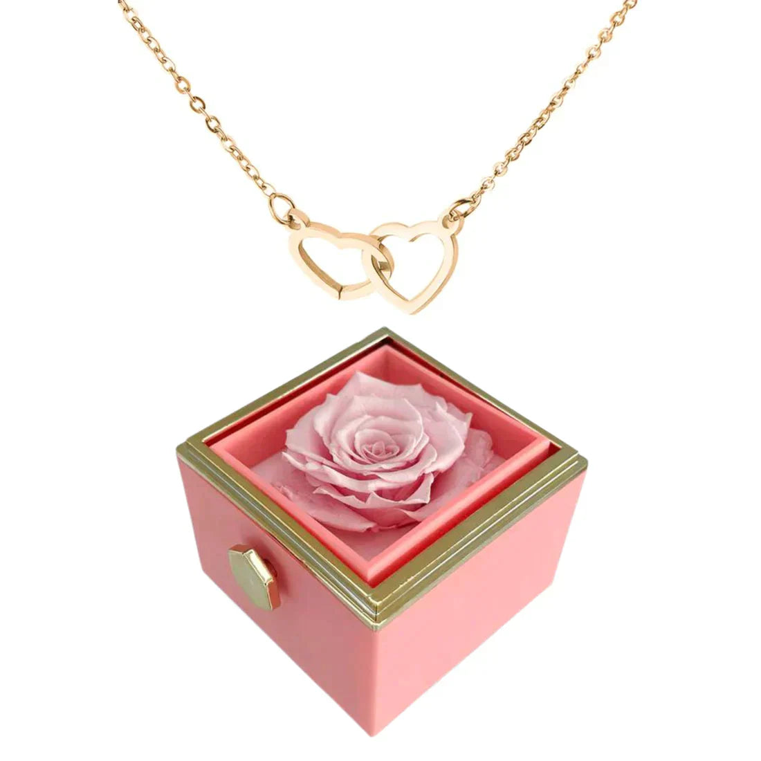 Clinbands| Rosenbox mit Halskette perfekt für den Valentinstag