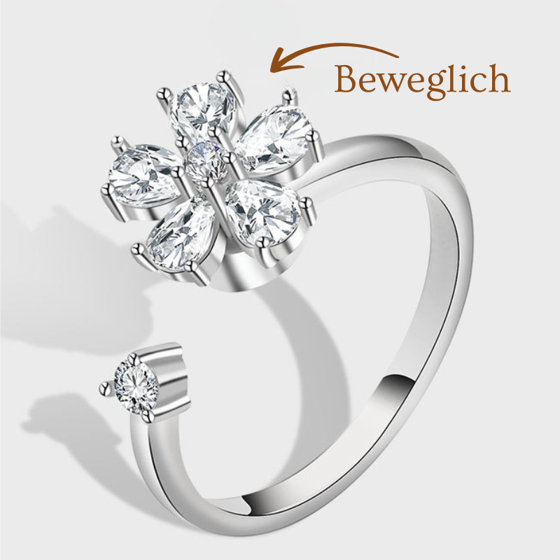 Zirkon Ring - Anti Stress Ring (beweglich)