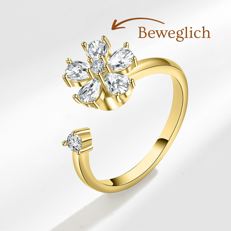 Zirkon Ring - Anti Stress Ring (beweglich)
