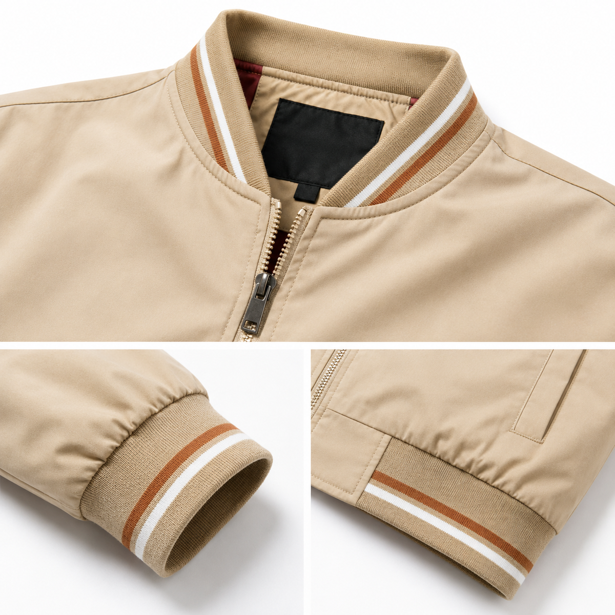 Bomberjacke im College-Style mit Streifen – UrbanStripe Jacket