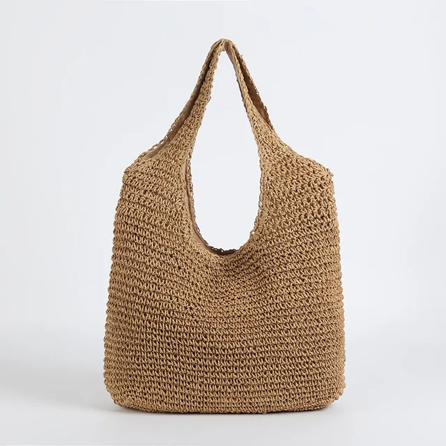 Clinbands | Marlene Elegante Stroh-Strandtasche