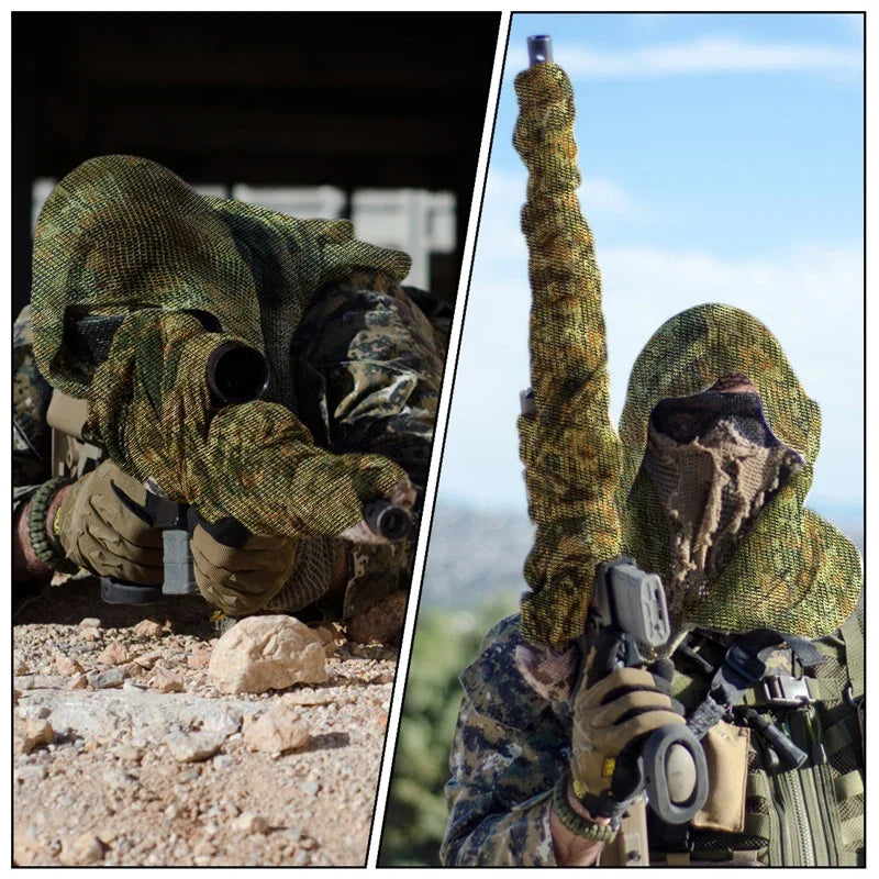 Camo-Mesh Tactical-Schal – atmungsaktiv, vielseitig einsetzbar