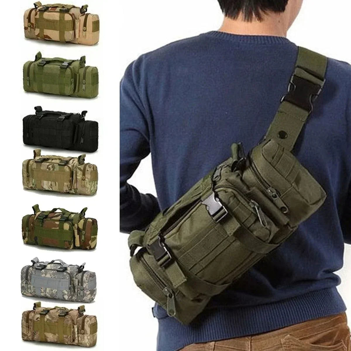 Camping- & Wander-Hüfttasche – robuste Outdoor-Tasche