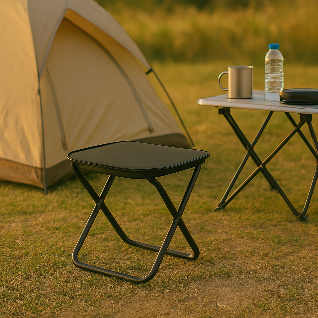 Faltbarer Outdoor-Hocker ultraleicht & kompakt – SchnellSitz Mini