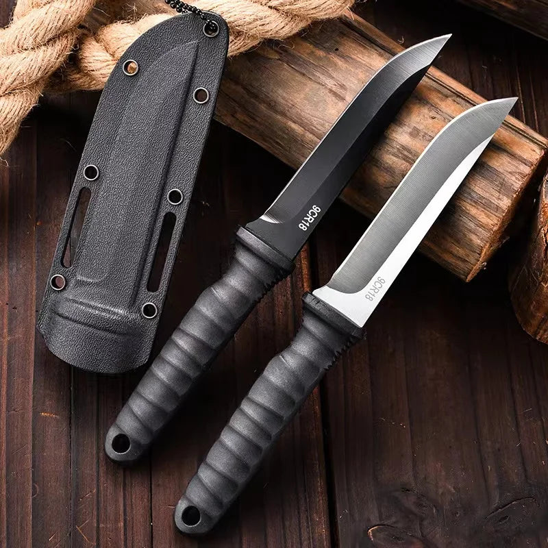 Outdoor-Überlebensmesser – tragbar, hochhartes Stahl-Campingmesser