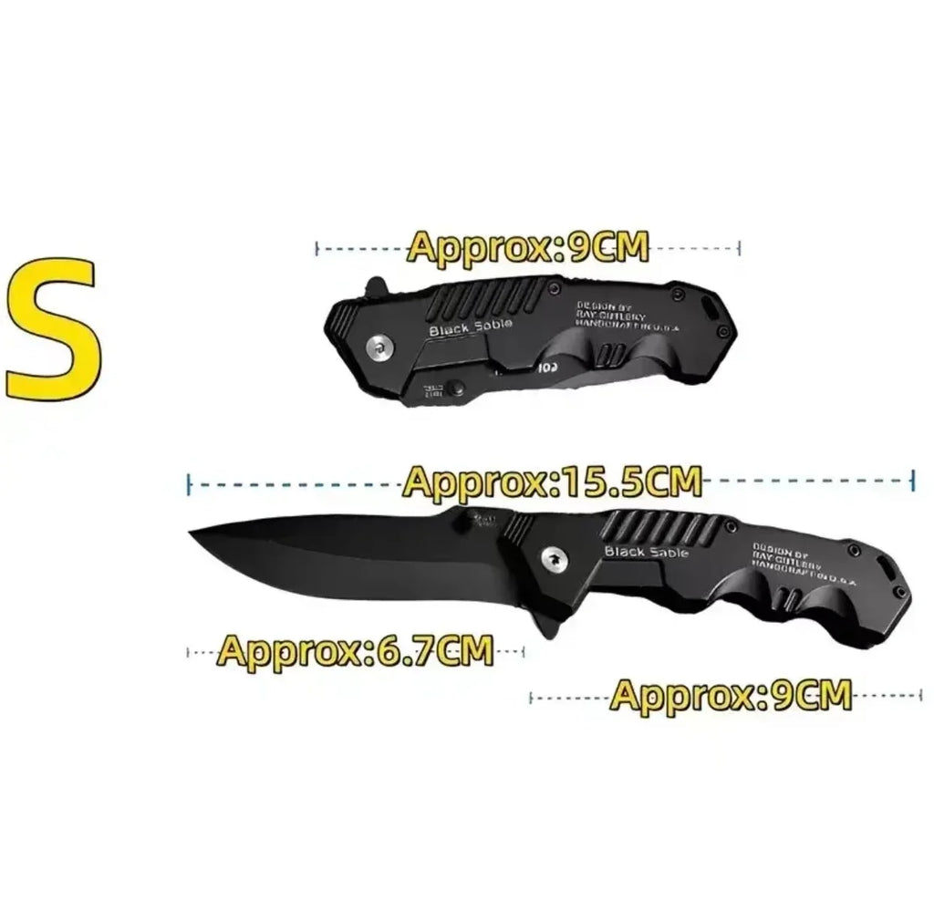 EDC Edelstahl-Klappmesser – scharfes Taschenmesser für Outdoor
