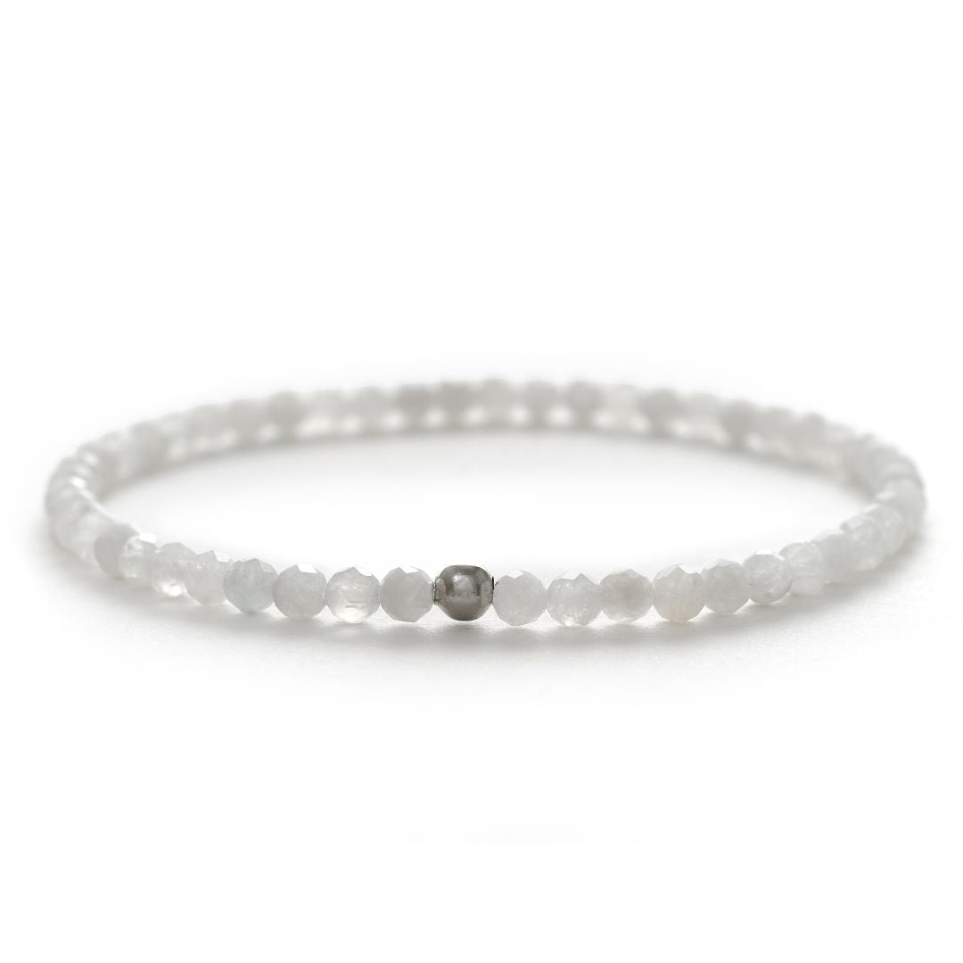 Mondstein Armband - Naturperlen